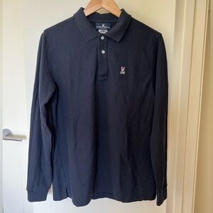 Psycho Bunny Men’s Classic long Sleeve Polo M